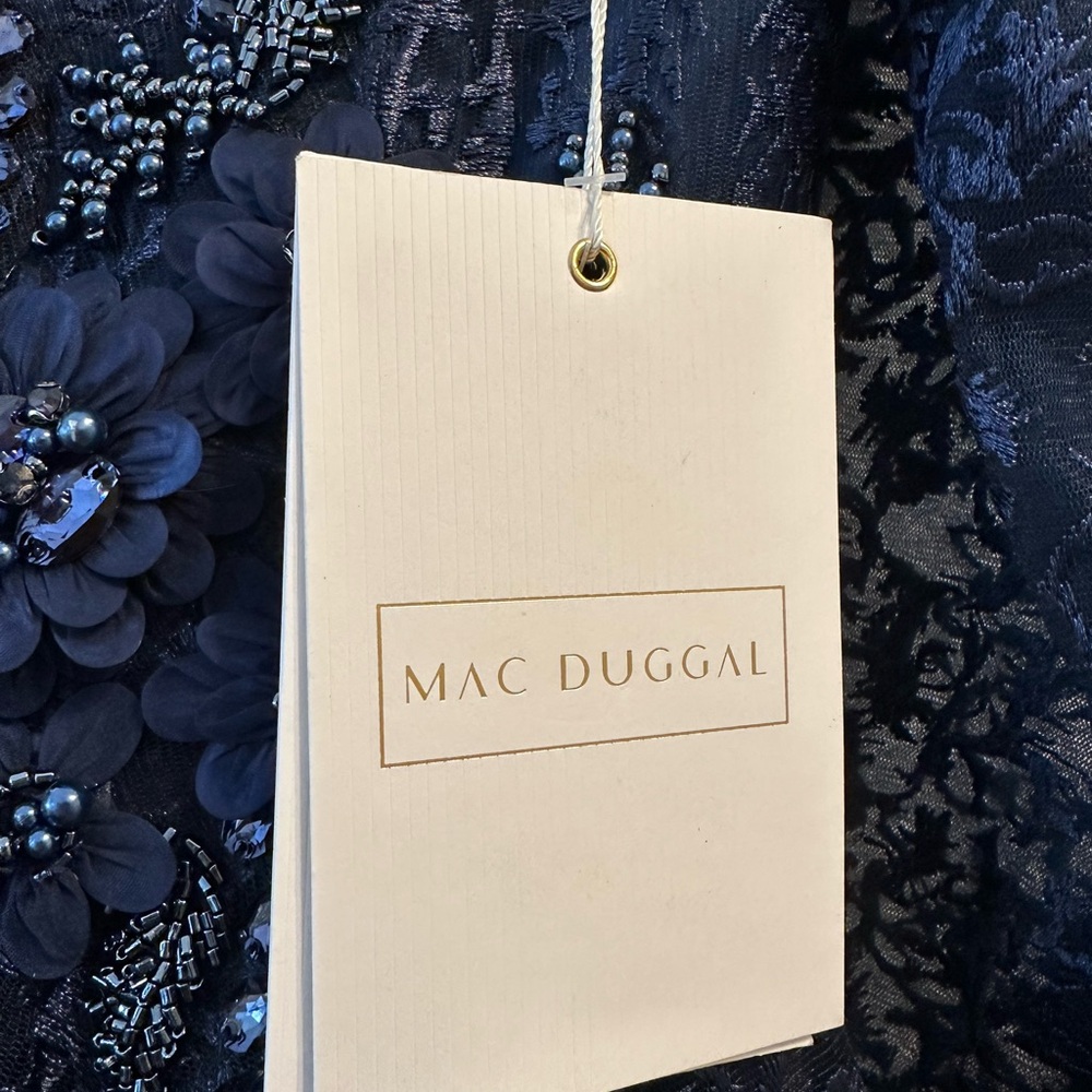 ✔️#42 BNWT MAC DUGGAL
Long Sleeve Tea Length Dress #112181 - Picture 5 of 10